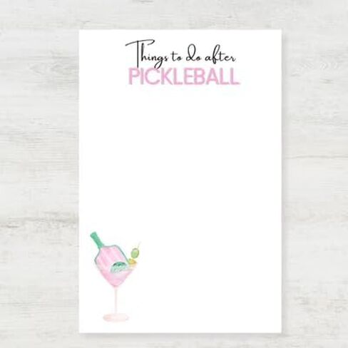 تخصيص بسيط. "أشياء يجب القيام بها بعد Pickleball" Post It Notes® Notepad. للقيام بالقائمة. مخللة المخلل ، هدايا المخلل ، حزب المخلل. in Kuwait