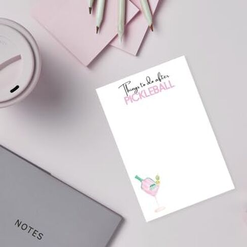تخصيص بسيط. "أشياء يجب القيام بها بعد Pickleball" Post It Notes® Notepad. للقيام بالقائمة. مخللة المخلل ، هدايا المخلل ، حزب المخلل. in Kuwait