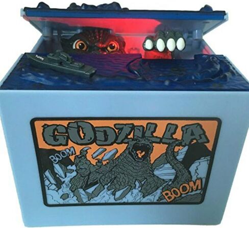Cool Dinosaur Piggy Bank Musical Automatic Stealing CoinBank Moving Dinosaur Monster Electronic Money Bank Kids Boys Birthday Gifts in Saudi Arabia