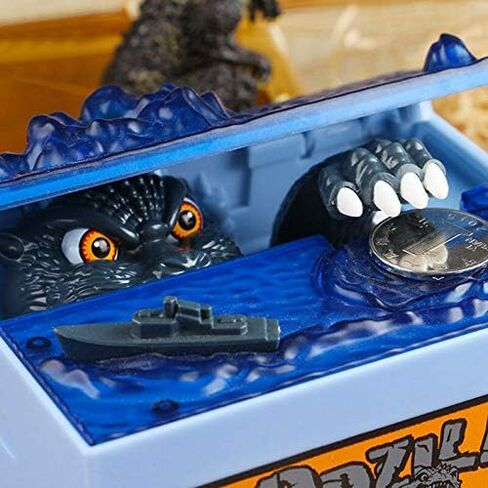 Cool Dinosaur Piggy Bank Musical Automatic Stealing CoinBank Moving Dinosaur Monster Electronic Money Bank Kids Boys Birthday Gifts in Saudi Arabia