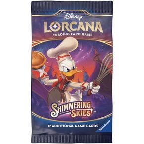 Ravensburger Disney Lorcana TCG: Shimmering Skies Assorted Single Booster Pack (12 Cards) | Collectible Trading Cards | Ideal for Disney Fans & TCG Players | Suitable for Ages 8+