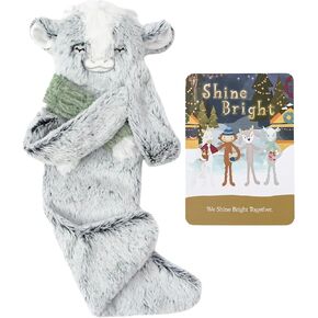 Slumberkins Shine Bright Yak Snuggler Plush + Affirmation Card - Promotes Positive Self-Esteem, Authenticity & Community - Holiday SEL Toys for Boys and Girls
