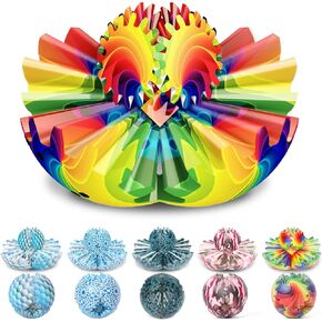 Gear Ball Fidget Toy, 3D Printed Gear Ball Gear Sphere Desk Toy Cube Spin Stress Ball, GearSphere Fidget Ball Stress Relief Toy, Anxiety Toys, for Adults Kids Stocking Stuffers