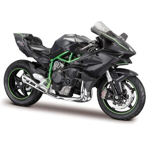 Maisto Kawasaki Ninja H2R Motorbike Build-it-Yourself Die-Cast Model Kit - 1:12 Scale, Assorted Designs and Colours