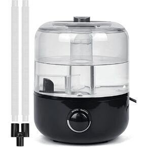 Reptile Fogger Humidifier Mister for Reptile Tank, 2.5L Top-Fill Terrarium Humidifier with Hose for Snakes, Tortoises, Chameleons and Ball Python, AUAAQ Reptile humidifers