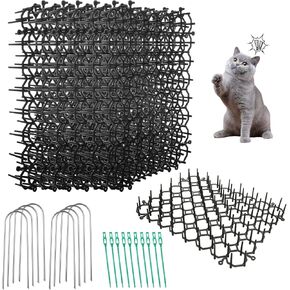 24pcs scat et for cats indoor 8x6 scat hets for dogs cat scat mat with Spikes ourdize cat cat mat with ed ed staple & tie cat cat mat spike spik in Kuwait
