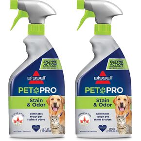 Bissell Pet Pro Stain and Odor Eliminator with Enzyme Action, 2 pack, 77X7F