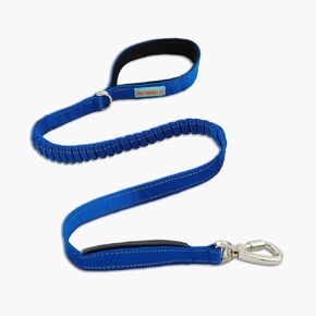 DF Co. Bungee Dog Leash | Strain Free & Shock Resistant for Control | Neoprene Padded Handle, Heavy-Duty Carabiner Clip, and D-Ring | Green Camo, Size Regular