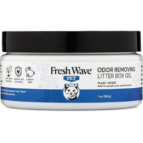 Fresh Wave Odor Removing Litter Box Gel, 7 oz. Pack of 2, Pet Odor Eliminator for Home, Safer Odor Relief
