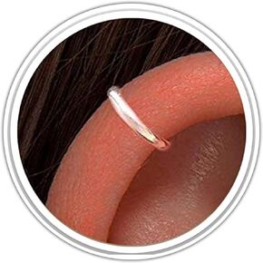 SIlver Helix Hoop - 925 Sterling Silver 18 Gauge Cartilage Earring Hoop - Small Helix Piercing - SIlver Helix Piercing Jewelry - Comes In an Elegant Jewelry Package