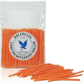 Pearled Candle Extra Wicks 100 Pack for Pearled Candle Making - 2 Inch White Cotton Candle Wicks for Candle Making DIY