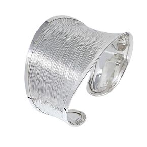 Handmade 925 Sterling Silver Bangle Bracelet for Women Girls | Womens Chunky Statement Wide Silver Cuff Bangle