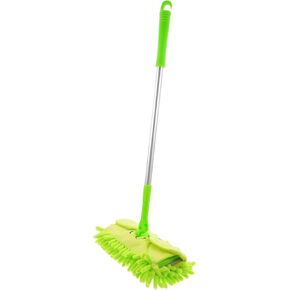 ibasenice Kids Mini Mop Toy - Educational Cleaning Playset for Toddlers, 3-Piece Plastic Mop and Broom Set, Pretend Play Cleaning Toy for Boys and Girls