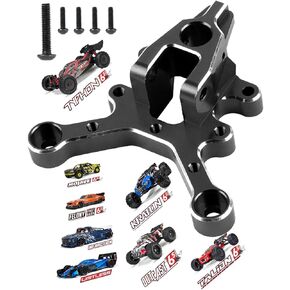 Front Center Brace Mount Upgrade Part for 1/8 Arrma Kraton 6S BLX,Notorious 6S BLX,Outcast 6S BLX,Mojave 6S BLX,Talion 6S BLX,Infraction 6S BLX,Limitless Roller,ARRCat Aluminum Hop-up,#ARA320500,Black