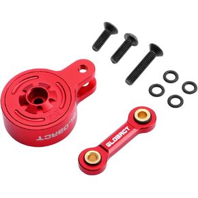 GLOBACT Servo Saver Set 25T Aluminum Servo Saver with Link for ARRMA 1/10 Big Rock Granite KRATON Outcast SENTON 1/8 Typhon Replace AR340151 ARAC8883