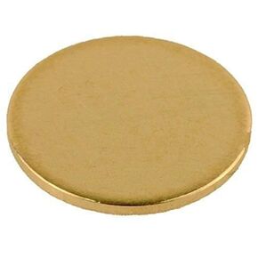 GemOro 18K Calibration Disc | Accurate Compact Yellow Gold Disc for KEE, Auracle AGT3, Auracle Analyzer and Auracle PRO | Precision Tool with Expert Professional Reading & Accuracy (6.4mm)
