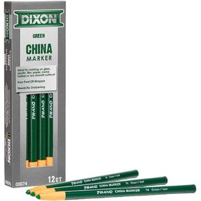 Dixon 00074 الصين علامات ، الأخضر ، 12 عبوة