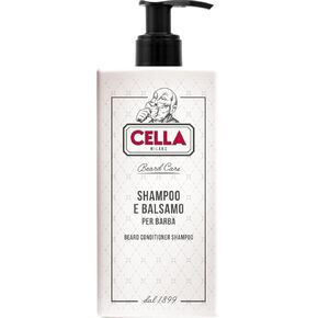 Cella Milano, Beard Shampoo and Conditioner for a Soft and Clean Beard, 200 Ml. Made in Italy