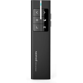 NORWII Wireless Presenter Remote for PowerPoint, Presentation Remote Control Clicker with Complete Air Mouse Function, Handheld Mouse Clicker for Mac, Computer, Laptop, Google Slides, N99