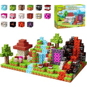 ألعاب بناء الأطفال المغناطيسية-1 "Building Building Magnetic Building Toddler Toy 126 PCS ، لعبة STEM Sensory For 3-5 إلى 5-7 سنوات ،