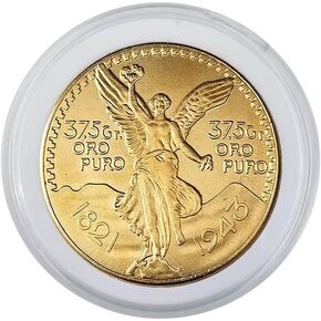 1821-1943 Centenario Mexican 50 Pesos Mexican Coin مع مجموعة عملة قضية Display Case Dollar