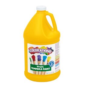 Colorations Simply Tempera Paint, 11 Gallon Set In Vibrant Colors, Matte Finish, Classroom Supplies, Non Toxic, School, Craft, Art Supply Set, Stock Up On Bulk Paints For School