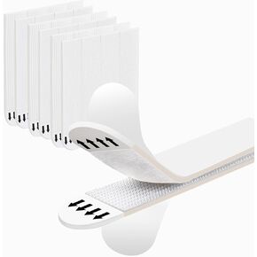 Picture Hanging Strips Heavy Duty, Picture Hanger Kit, 12-Pairs(24 Strips) Damage Free Hanging Picture Hangers for Walls, Picture Hangers Without Nails