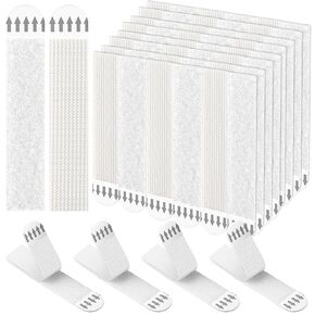 Picture Hanging Strips Heavy Duty, 24 Pairs (48 Strips) Picture Hanging Strips, Use to Hang Picture Frames and Christmas Hooks for Hanging Pictures, No Damage, Hang Pictures on The Wall Without Nails