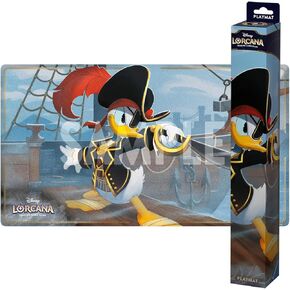 Ravensburger Disney Lorcana TCG Playmat Featuring Donald Duck – Buccaneer by Federico M. Cugliari | Protects Cards | Versatile Game, Desk, or Mouse Pad | Suitable for Ages 8+