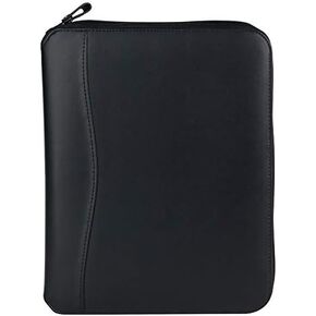 FranklinCovey - FC Basics Spacemaker Binder - Vinyl - Zipper Binder for Planners (Classic, Black)