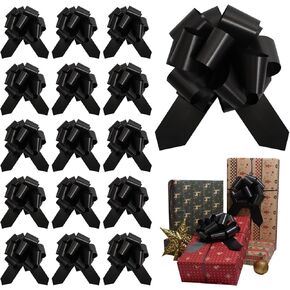 6 PCS 6 Inch Blue Pull Bows - Perfect for Gift Wrapping, Wedding Decor, Car Bows, Birthday Parties, Christmas, and Valentine's Day