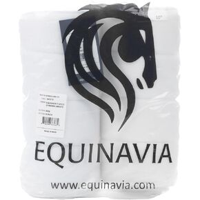 Equinavia No Bow Leg Wraps - Pair - White - 14 In
