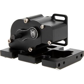 MEUS RACING LCG Transmission Overdrive Gearbox for Axial SCX10 SXC10 II 1/10 RC Crawler (Black)