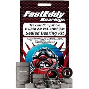 محامل FasteDdy متوافقة مع Traxxas E-REVO 2.0 VXL مجموعة محمل مختومة بدون فرشاة