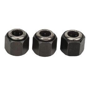 3pcs RC 12mm Hex Nut One Way Bearing, RC Engine Pull Starter Parts Iron One Way Bearing Hex Nut Accessories for 1/10 RC Car