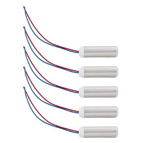 The Lord of the Tools 5PCS Mini Waterproof Vibration Motor 1.5-3V DC 8000-24000 U/min 24x7mm Wire Length 60mm for Model Airplane Remote Control Airplan