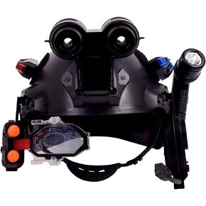 Sunny Days Entertainment Maxx Action Commando Helmet Includes 10 Accessories, Working Microphone, Detachable Flashlight, Foam Darts, Role Play Kids