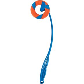 Chuckit! Ring Chaser Dog Ball Launcher Dog Toy Set, 22 Inch Length with 4.5 Inch Dog Ball Ring