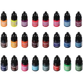 24 Color Liquid Oil-Based dye Highly Concentrate Natural Candle Color Candle Wax Vivid Candle Color for DIY Candle Making
