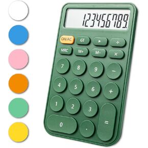 VEWINGL Standard Calculator 12 Digit,Desktop Large Display and Buttons,Calculator with Large LCD Display for Office,School, Home & Business Use,Automatic Sleep,with Battery