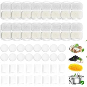 16 Packs Replacement Filters Compatible with Oneisall Dogs Water Fountain - Triple Filtration Filters for Oneisall 7L/230oz/1.8G Stainless Steel Pet Fountain PWF-002