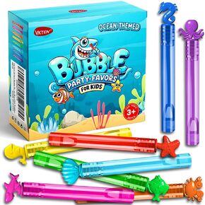 24 Pack Bubble Party Party Favors for Kids ، 8 Styles 8 Colors Mini Bubble Wands Summer Beach Pool Toys ، Goodie Gift Bag Exchoster Charser for Boys Girls Choilers