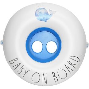 Rae Dunn x CocoNut Float Toddler Floats with Canopy - New Velcro Connectors! - Child Sized Inflatable Raft & Durable Water Toy - Stable Ride-On for Summer Parties & Swim Events
