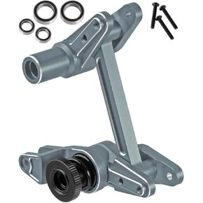 Aluminum Tie Rod & Servo Horn Upgrades Part for 1/10 WideMaxx/X-Maxx,RC Fixed Link Steering Servo Arm,RC Truck Mode #89086-4,#89076-4,Navy Blue