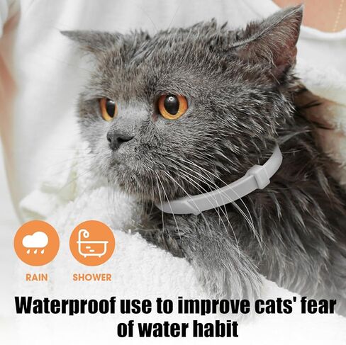 Nodfens 6 Pack Cat Calming Collar, Calming Collar for Cats Cat Pheromones Calming Diffuser Adjustable Size Cat Anxiety Relief Up to 30 Days in Kuwait