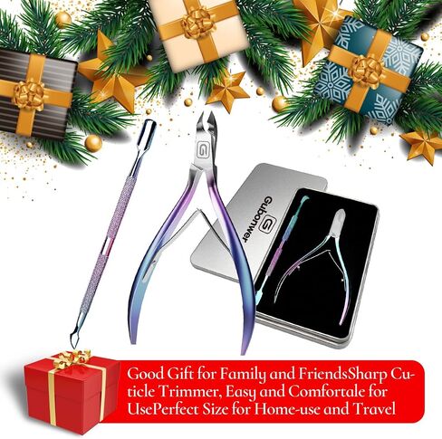 Cuticle Trimmer 3/4 Jaw Extremely Sharp Cuticle Nippers Scissors Stainless Steel Clippers Cutter Remover Pedicure Manicure Nail Tool, cuticle pusher, nail cuticle trimmer professional cuticle cutter in Saudi Arabia