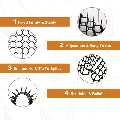 24pcs scat et for cats indoor 8x6 scat hets for dogs cat scat mat with Spikes ourdize cat cat mat with ed ed staple & tie cat cat mat spike spik in Kuwait