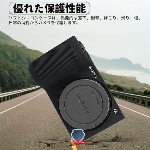 حافظة كاميرا سهلة الغطاء لهاتف Sony ZV-E10 II، حقيبة حمل سفر من السيليكون الناعم ZVE10 II غطاء واقٍ لجلد الجسم وغطاء كاميرا DSLR (أبيض) in Saudi Arabia