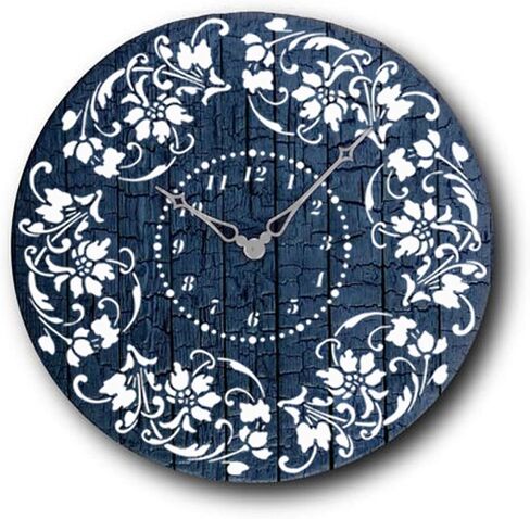 Craftreat doily Clock Stencils للطلاء على الخشب ، القماش ، الورق ، النسيج ، الجدار والبلاط - ساعة الأزهار ، البيضاوي المفعمة بالحيوية ، ساعة مزخرفة وساعة الحائط - 4 أجهزة كمبيوتر - 6 × 6 بوصات لكل منه in Saudi Arabia