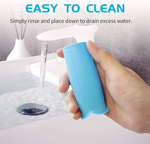 Silicone Leak Proof Sleeves,8 PCS Elastic Sleeves for Leak Proofing Travel,Reusable Silicone Toiletry Sleeves Leak Proof,travel gadgets,travel size toiletries for Women (8 Pack) in Kuwait